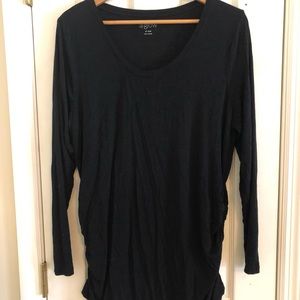 Black Long Sleeve Top (Maternity)